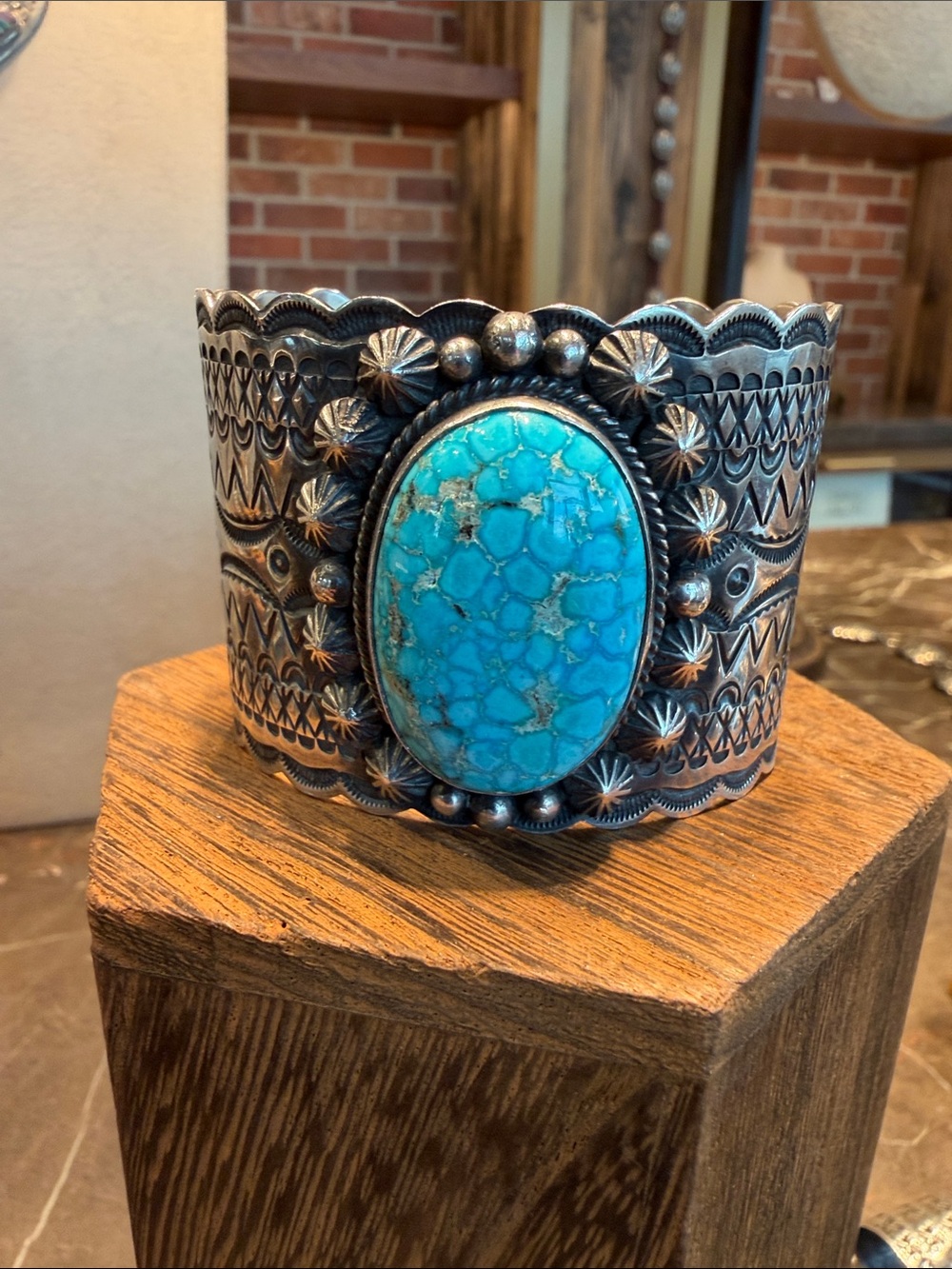 Waterweb Kingman Statement Cuff by Roland Dixson